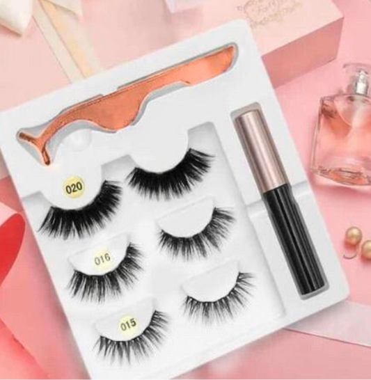 Pestañas Magnéticas reutilizables (Pack 3 pares)