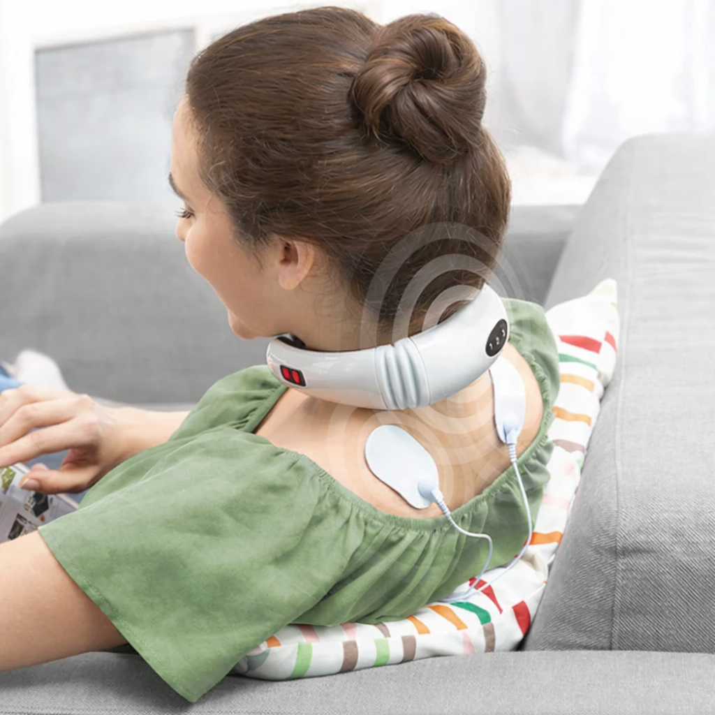 Masajeador de cuello y espalda electromagnético