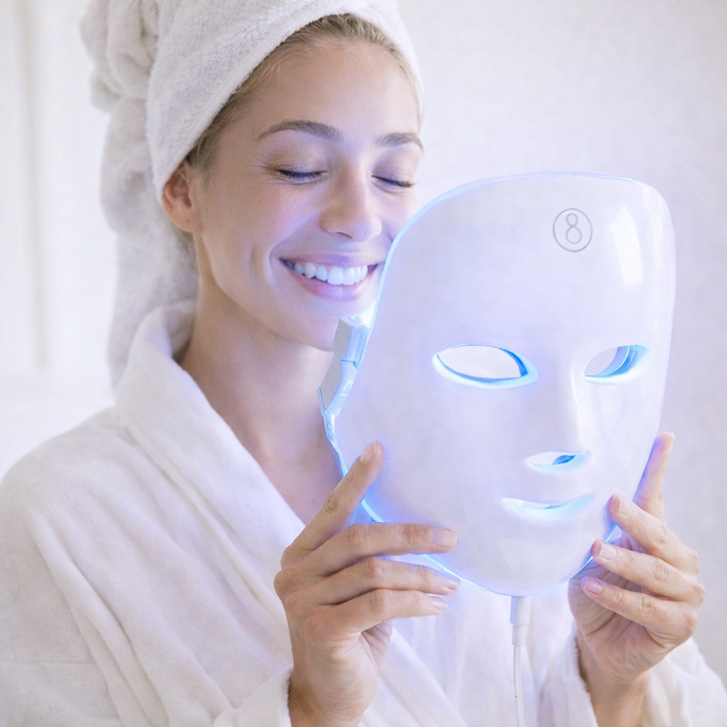 Máscara facial LED